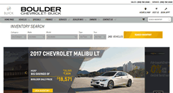 Desktop Screenshot of boulderchevroletbuick.com