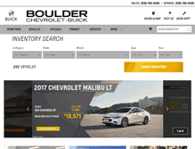 Tablet Screenshot of boulderchevroletbuick.com